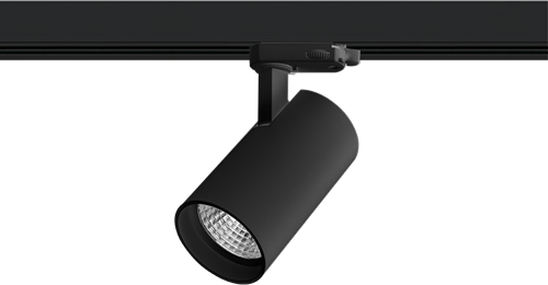 Pragmalux LED 3-Fase Railspot Piccolo 27W 2700K CRI>90 40D 2786lm Zwart - Fase Dimbaar