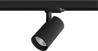 Pragmalux LED 3-Fase Railspot Piccolo 15W 4000K CRI>90 33D 1561lm Zwart - Fase Dimbaar