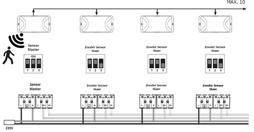 Pragmalux LED Portiek Port-S PKVW IP66 IK10 24-42V AC/DC 2,75-5W 275-600lm 2700K-4000K 3-CCT-2