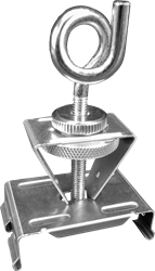 Pragmalux PRX-Line  verstelbare bevestigingsbeugel met een varkensstaartje t.b.v. kettingophanging excl. Ketting