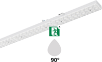 Pragmalux PRX  Retroline LED-module ZUMTOBEL ZX1 60-32W max 8500-4535Lm 3000K 90D +noodmodule 1uur zelftest