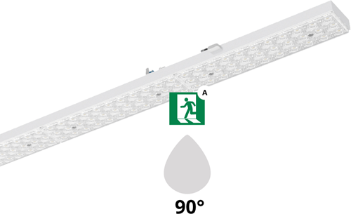 Pragmalux PRX Retroline LED-module Lite Light Q-Rail/TS 60-32W 9150-4880lm 4000K 90D +noodmodule 1uur zelftest