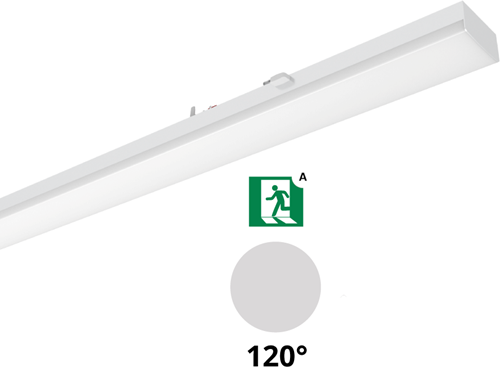 Pragmalux PRX  Retroline LED-module TRILUX T5E 60-32W max 7650-4080Lm 3000K 120D OPAL +noodmodule 1uur zelftest