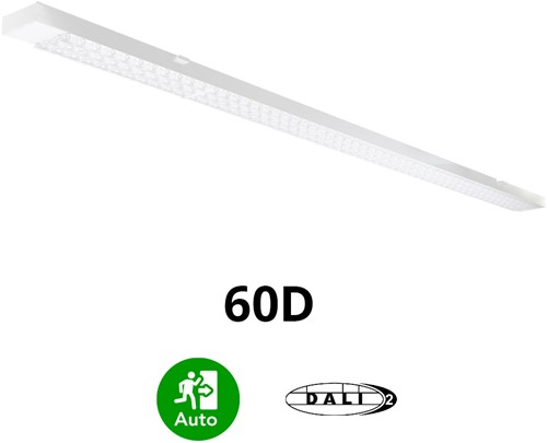 Pragmalux PRX Uniline LED-module HO 1528mm 75-22W 13000-3800lm 5000K 60D DALI + noodmodule 1uur zelftest