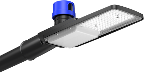 Pragmalux LED Straatverlichting Strada 55W 4000K 7900m 55x145D Ø60mm Spigot Photocell incl. 6m kabel