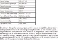 Pragmalux LED Straatverlichting Strada 55W 4000K 7900m 55x145D Ø60mm Spigot Photocell incl. 6m kabel-7