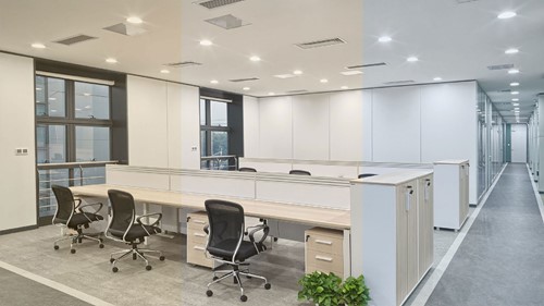 Pragmalux LED Downlight Spectre SR IP54 10-20W 3000K-5700K 3-CCT 1150-2200lm Ø172 Buitenmaat - Gatmaat Ø150-165 +Philips Driver incl. eurosnoer 2m wit (2x18W)-3