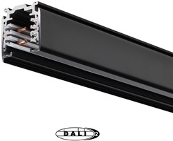PRX 3-Fase DALI Rail 4M Vierkant Zwart 230V/400V 16A