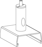 PRX 3-Fase Rail beugel en snelspanner zilvernikkel (excl. Staalkabel)