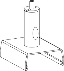 PRX 3-Fase Rail beugel en snelspanner zwart (excl. Staalkabel)
