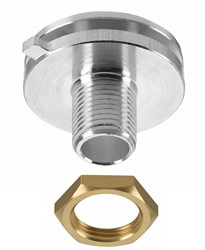 PRX 3-fase rail nippel draaibaar M10 hoogte 12mm gat 7,4mm alu + moer