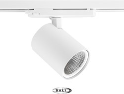 Pragmalux LED 3-Fase Railspot Punto 24W 3300lm 3000K CRI>90 38D wit RAL9016 DALI2