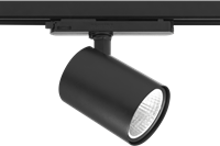 Pragmalux LED 3-Fase Railspot Punto 24W 3300lm 3000K CRI>90 38D zwart RAL9005