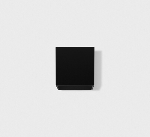 Pragmalux LED wandarmatuur IP65 Qube Up/Down zwart 6W 2x160lm 2700K CRI>80 instelbare lichtbundel - fase dimbaar-1