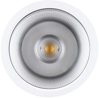 Pragmalux LED opbouw downlight Relio IP65 facet reflector wit 20W 1800-2000lm 2700K-3000K-4000K 3-CCT CRI>90 UGR<19 60D Ø130x115mm-1