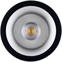 Pragmalux LED opbouw downlight Relio IP65 facet reflector zwart 28-32W 2520-3200lm 2700K-3000K-4000K 3-CCT CRI>90 UGR<19 60D Ø214x119mm-1