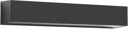 Pragmalux LED Gevelarmatuur Rocq-L Up/Down IP65 C4 16W 1564-1946lm  2200-2700-3000-4000K 4CCT CRI>80 Grafiet grijs RAL7024
