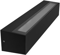 Pragmalux LED Gevelarmatuur Rocq-L Up/Down IP65 C4 18W 1400-1800lm 2200-2700-3000-4000K 4CCT CRI>80 Grafiet zwart RAL9011-3