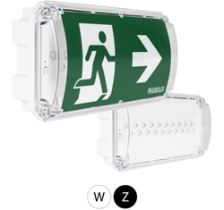 LED Noodverlichting NORMA Opbouw