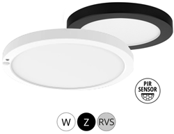 LED In/Opbouw Downlight LUNA G2 - PIR Sensor