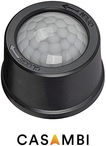 Pragmalux Sensus PIR sensor Zhaga 18 hoogmontage Casambi 0-10V (Ø18m@15m) zwart
