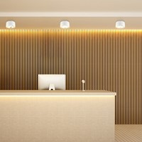 Pragmalux LED opbouw downlight Relio IP65 facet reflector wit 20W 1800-2000lm 2700K-3000K-4000K 3-CCT CRI>90 UGR<19 60D Ø160x110mm-5