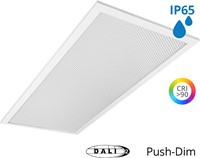 Pragmalux LED Paneel 30x60cm Sigma G2 IP65 CRI>90 20W 3000K-4000K 2-CCT 2400-2500lm UGR<19 +TCI DALI Driver (2x14W/2X18W)