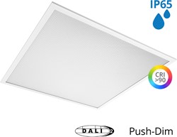 Pragmalux LED Paneel 60x60cm Sigma G2 IP65 CRI>90 37W 5000K-6500K 2-CCT 5200-5300lm UGR<19 +TCI DALI Driver (4x14W/4x18W)