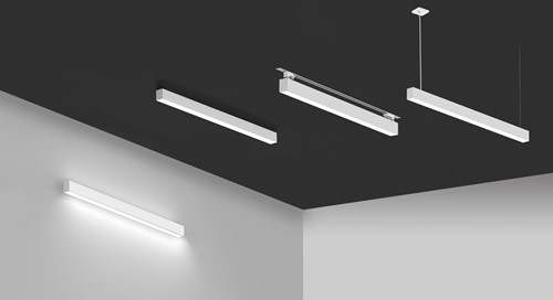 Pragmalux Skyline 1,2m DALI2 12,5-36W 1750-5300lm 2CCT 3000-4000K opaal wit RAL9016-7
