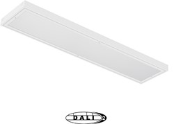 Pragmalux LED Balvast Sporthalarmatuur Sparta UGR IK10 60-150W 3CCT 3000-4000-6000K 9500-25000lm DALI wit RAL9003