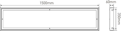 Pragmalux LED Balvast Sporthalarmatuur Sparta UGR IK10 60-150W 3CCT 3000-4000-6000K 9500-25000lm wit RAL9003+ Noodmodule 1uur zelftest-4