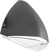 Pragmalux LED Gevelarmatuur Squalo mini IP65 IK10 7-12W 900-1650lm 2CCT 3000K-4000K Symmetrisch Antraciet RAL7016 + Noodmodule 1uur zelftest-2