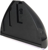 Pragmalux LED Gevelarmatuur Squalo mini IP65 IK10 7-12W 900-1650lm 2CCT 3000K-4000K Symmetrisch Zwart RAL9005-3