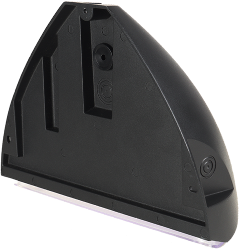 Pragmalux LED Gevelarmatuur Squalo mini IP65 IK10 7-12W 900-1650lm 2CCT 3000K-4000K Symmetrisch Zwart RAL9005-3