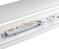 Pragmalux LED Batten Lumea IP44 Prisma 120cm 23-39W 3250-5770lm 3000-4000K 2-CCT (2x36W) wit  5x2,5mm doorvoerbedrading-6