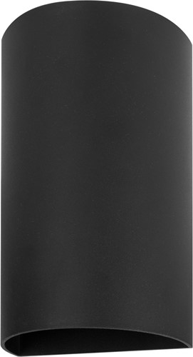 Pragmalux wandarmatuur Waldo Halfrond up/down zwart RAL9004 - incl. GU10 Fitting