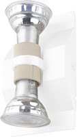 Pragmalux wandarmatuur Waldo Rechthoek up/down wit RAL9003 - incl. GU10 Fitting-1