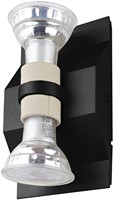 Pragmalux wandarmatuur Waldo Rechthoek up/down zwart RAL9004 - incl. GU10 Fitting-1