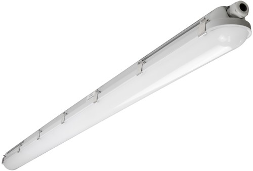 Pragmalux LED TL Waterdicht Armatuur Essence Classic G3 IP66 150cm 33-58W 4500-7700lm 3CCT 3000-4000-6500K 4x2,5mm Dvb (2x58W)+ Bewegingssensor