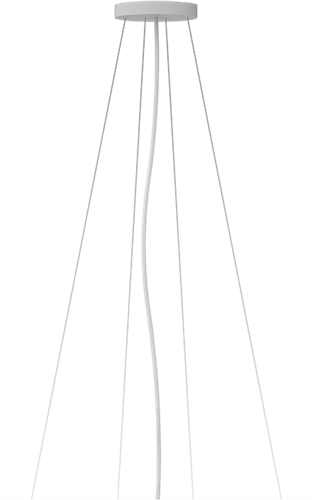 Pragmalux LED Opbouw-/pendelarmatuur Zalo Ø900mm Pendelset Wit